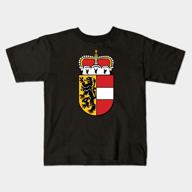 Coat of arms of Salzburg Kids T-Shirt by Wickedcartoons